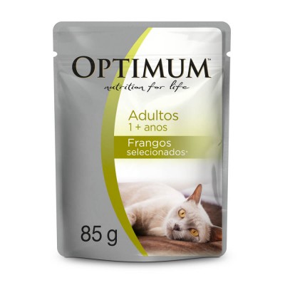 Comida Húmeda Para Gato Optimum Gato Adulto Pollo x85gr