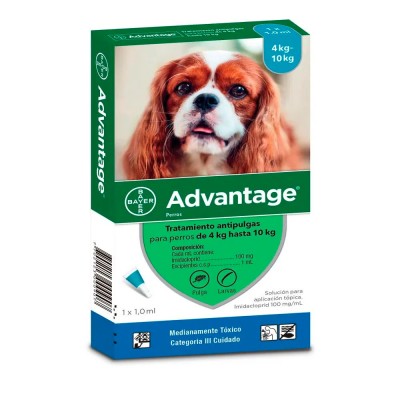 Antipulgas Para Perros Advantage De 4-10 Kg