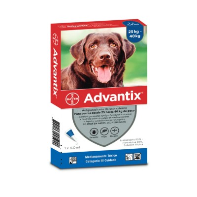 Antipulgas Para Perros Advantix De 25-40 Kg