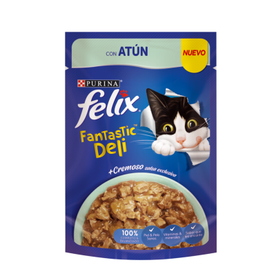 Comida Húmeda Para Gato Felix Fantastic Deli Atún