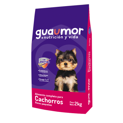 Comida Para Perro Guaumor Cachorros Razas Pequeñas 