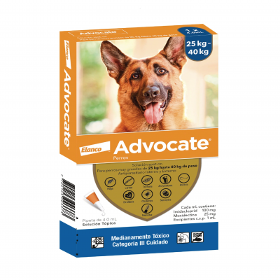 Advocate Antiparasitario Interno Y Externo Para Perros De 25-40 Kg