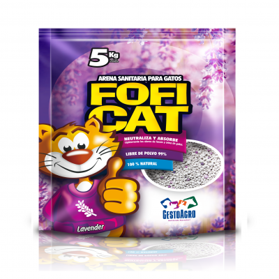 Arena Para Gato Fofi Cat Lavanda