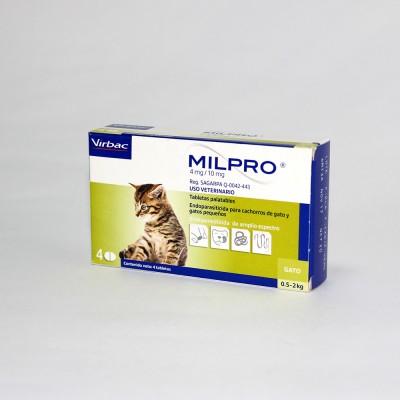 Desparasitante Para Gato Milpro Gatitos Hasta 2Kg