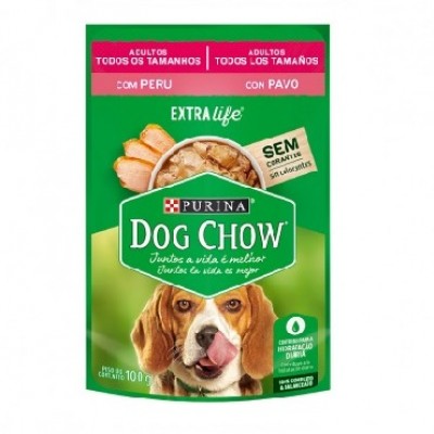 Comida Húmeda Para Perro Dog Chow Adultos Todos Los Tamaños Pavo