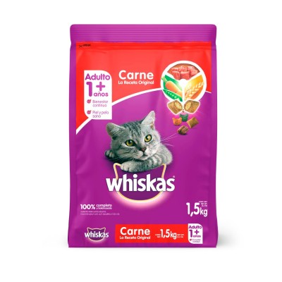 Comida Para Gato Whiskas Adulto Carne