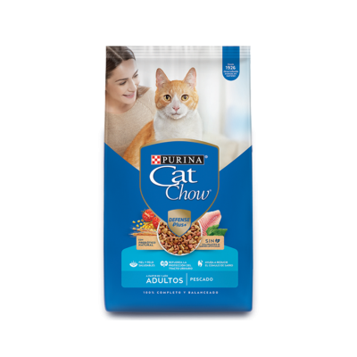 Comida Para Gato Cat Chow Adultos Pescado 