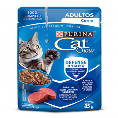 Comida Húmeda Para Gato Cat Chow Adultos Carne