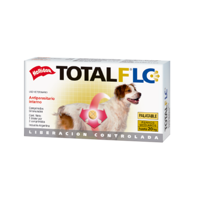 Desparasitante Para Perros Total FLC Perros Medianos